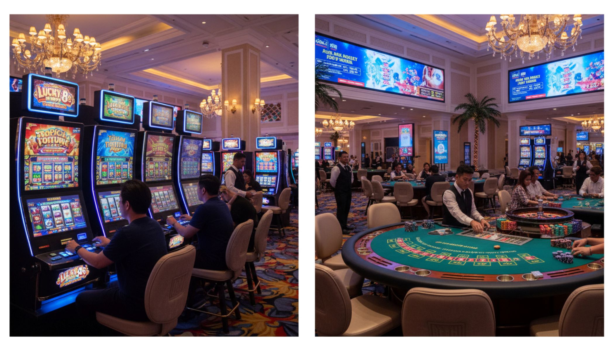 Table games versus slot machines: player preferences in casinos
